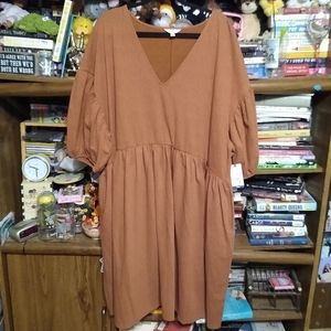 3/15 ✨ Terra Cotta Colored Empire Waist Dress